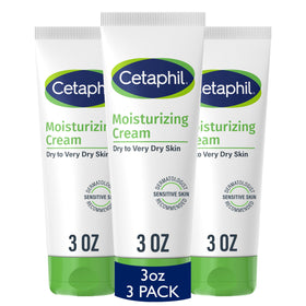 Cetaphil front packaging pack of 3 showing convenience and value