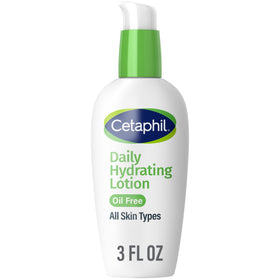 Cetaphil front packaging 3 fl oz showing compact travel-friendly bottle and benefit