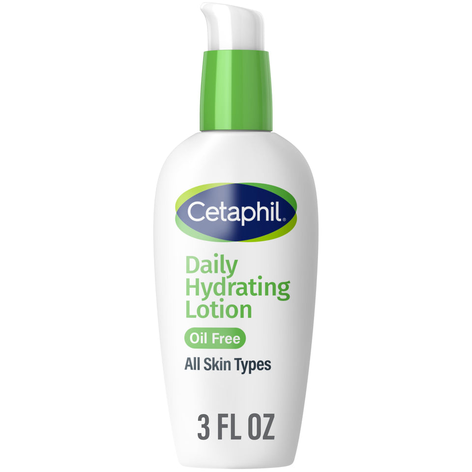 Cetaphil front packaging 3 fl oz showing compact travel-friendly bottle and benefit