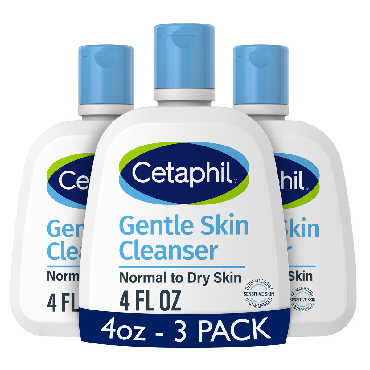 Cetaphil front packaging 4oz showing label and gentle cleanser benefit