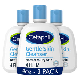 Cetaphil front packaging 4oz showing label and gentle cleanser benefit