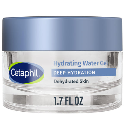 Cetaphil front packaging showing water gel and benefits