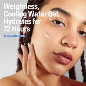 Cetaphil gel on fingertip demonstrating smooth application and hydration