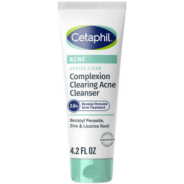 Cetaphil front packaging showing gentle clear cleanser benefits