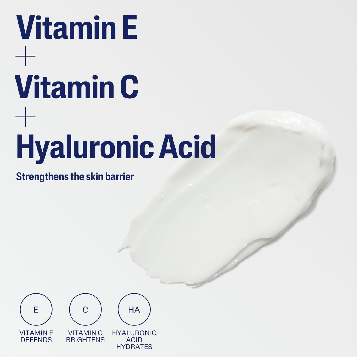 Cetaphil ingredient callout olive and hyaluronic highlighting nourishing blend