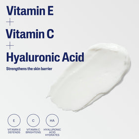 Cetaphil ingredient callout olive and hyaluronic highlighting nourishing blend