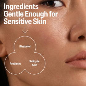 Cetaphil label detail highlighting 0.5% salicylic acid concentration