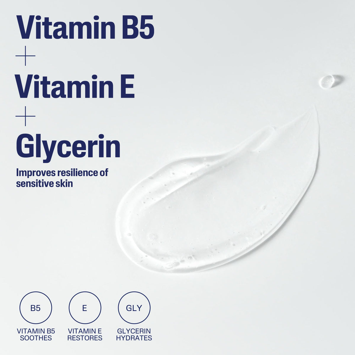 cetaphil ingredients label close-up highlighting non-comedogenic and hypoallergenic benefit