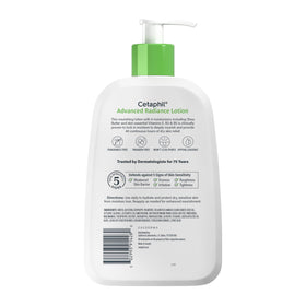 After-use skin detail showing smoother, hydrated skin from Cetaphil lotion
