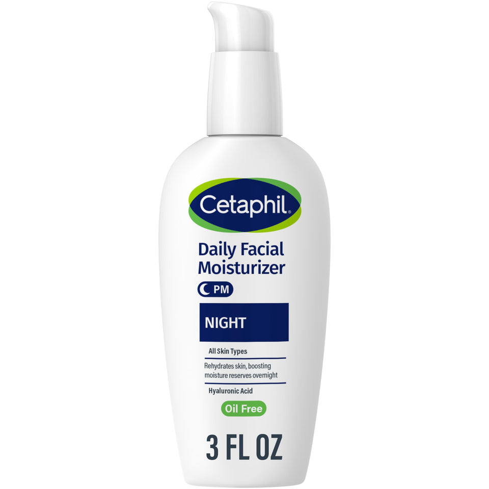 Cetaphil front packaging showing product and clear hydration benefits