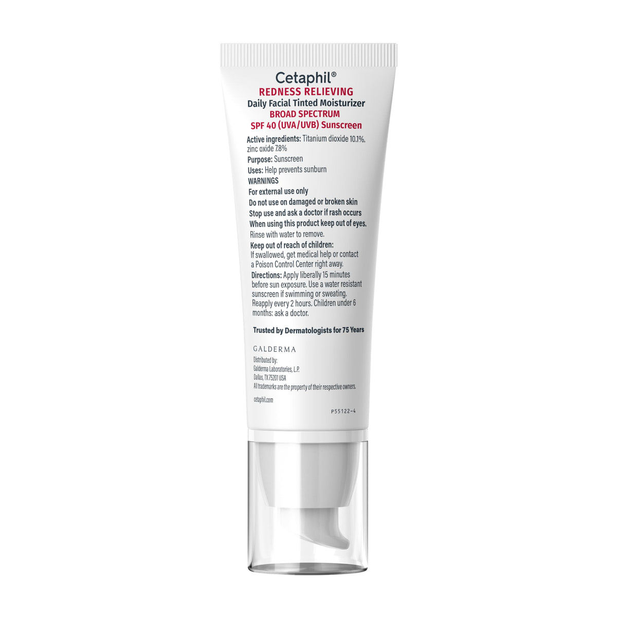 Cetaphil tube and box styled to emphasize dermatologist-designed formulation
