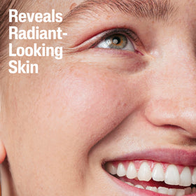 Cetaphil scrub next to a moisturizer showing recommended follow-up routine