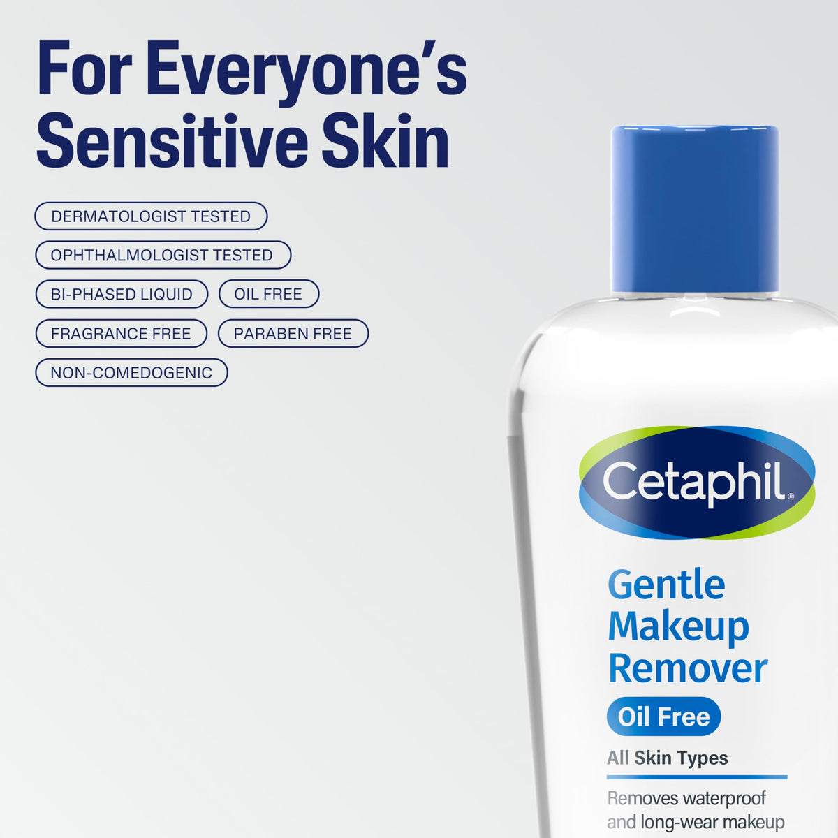 Cetaphil bottle in hand demonstrating 6.0 fl oz palm size
