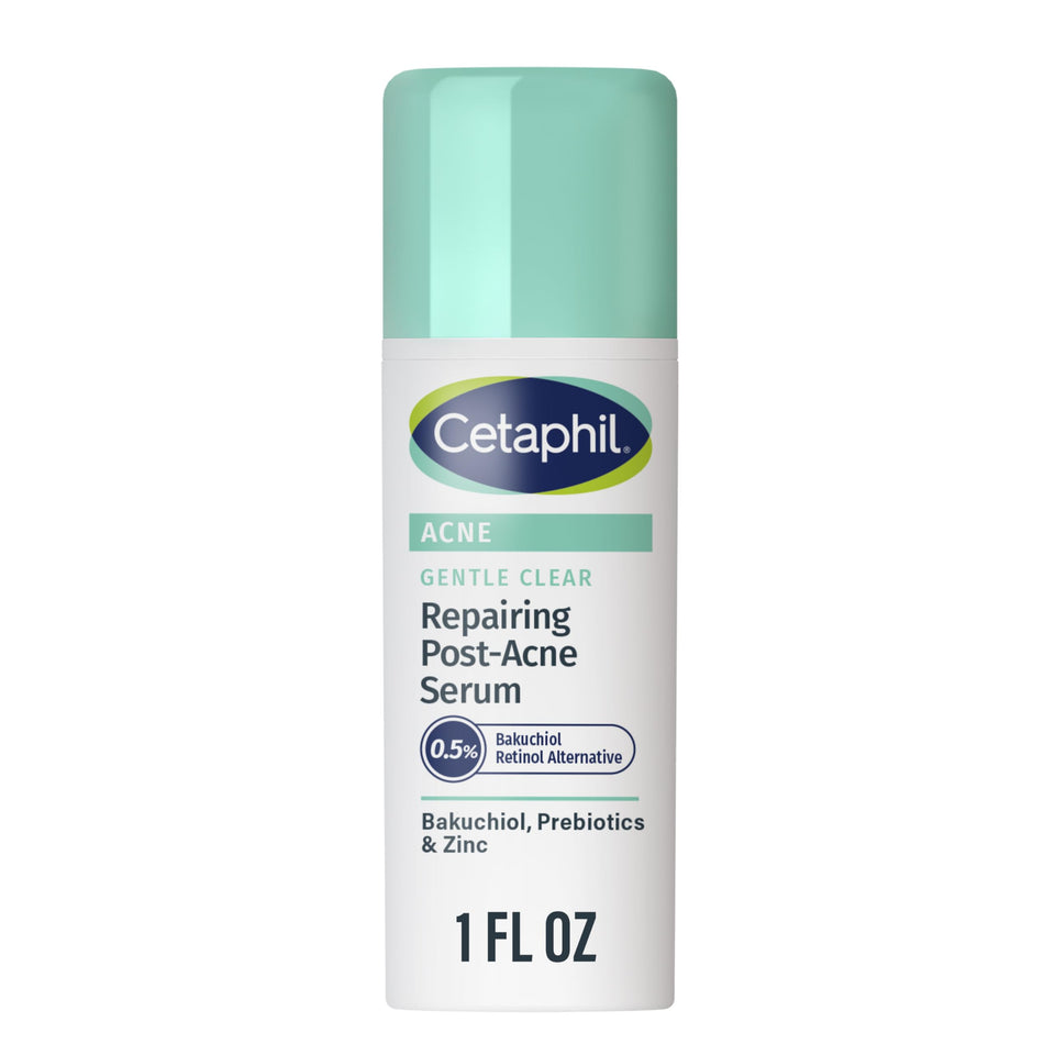 Cetaphil serum front packaging showing product and benefit of smoother skin