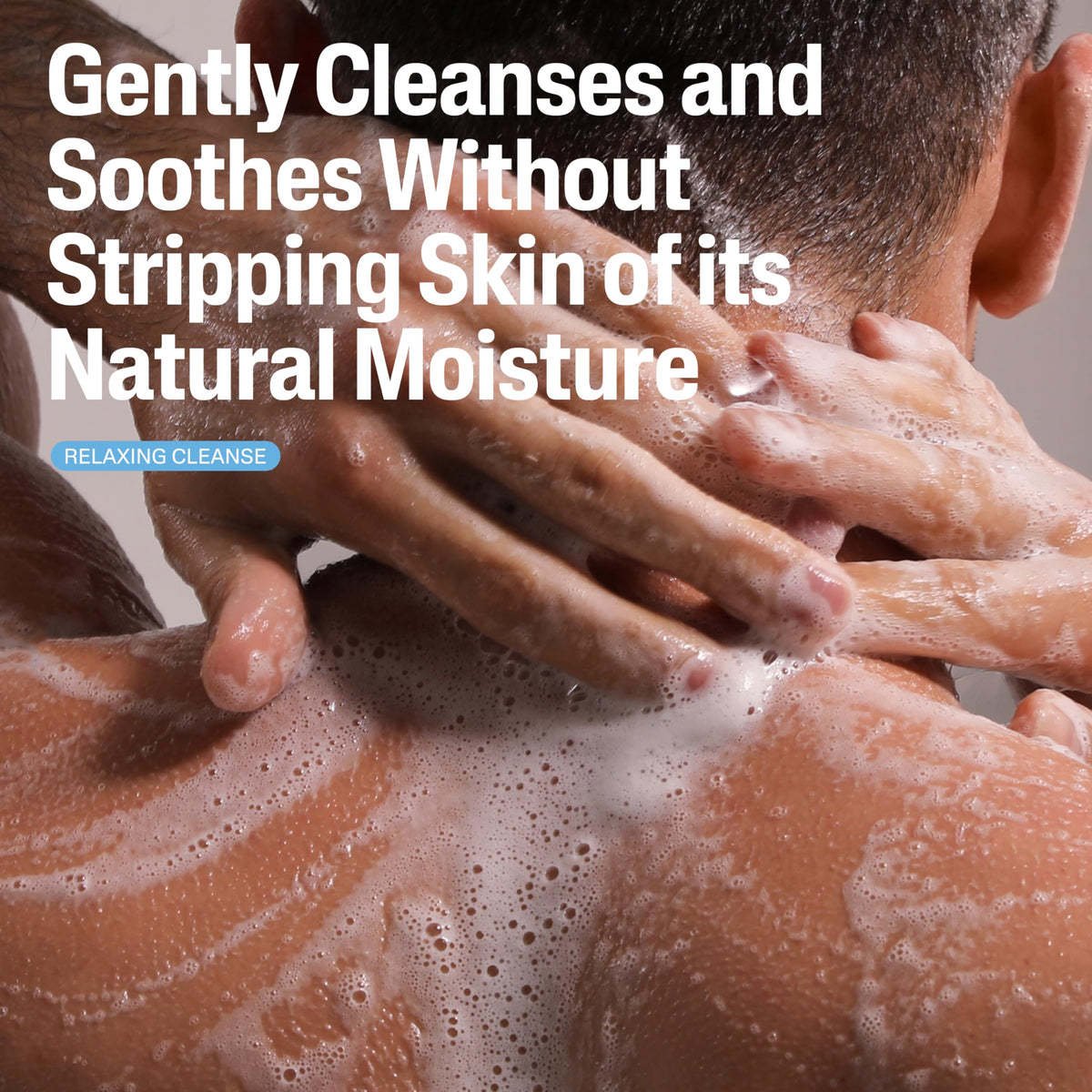 Cetaphil pump dispensing body wash highlighting easy-use and portion control
