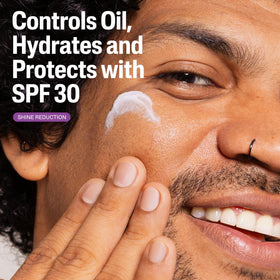 Cetaphil pump dispensing a drop — easy application and lightweight hydration