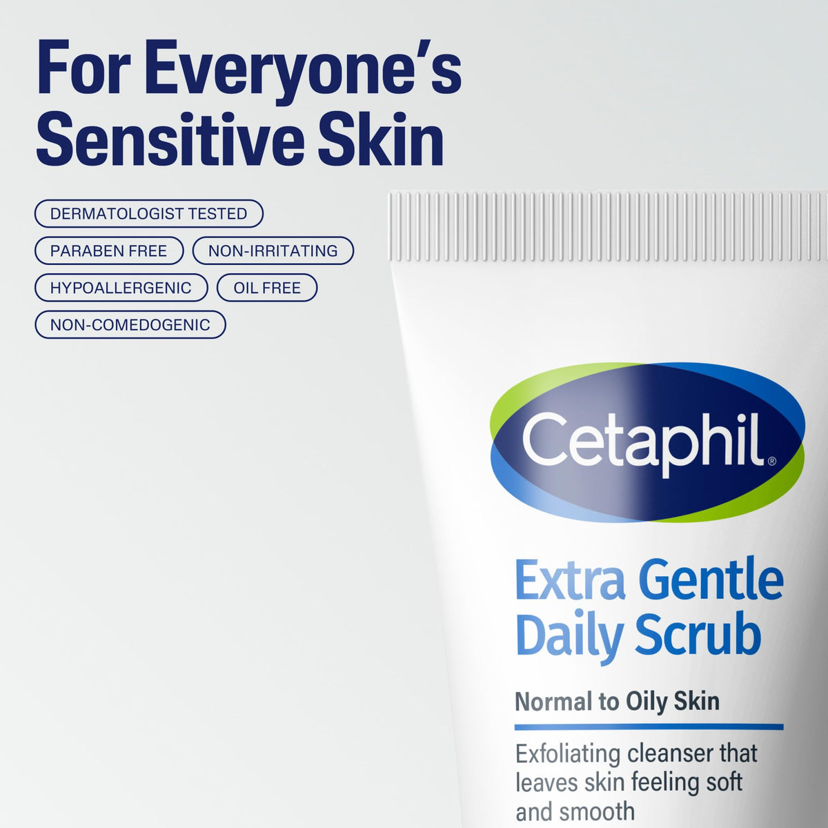 cetaphil tube backside showing usage instructions and recycling info benefit
