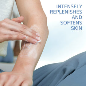 Cetaphil in-shower use demonstrating gentle cleansing and hydrated skin benefit