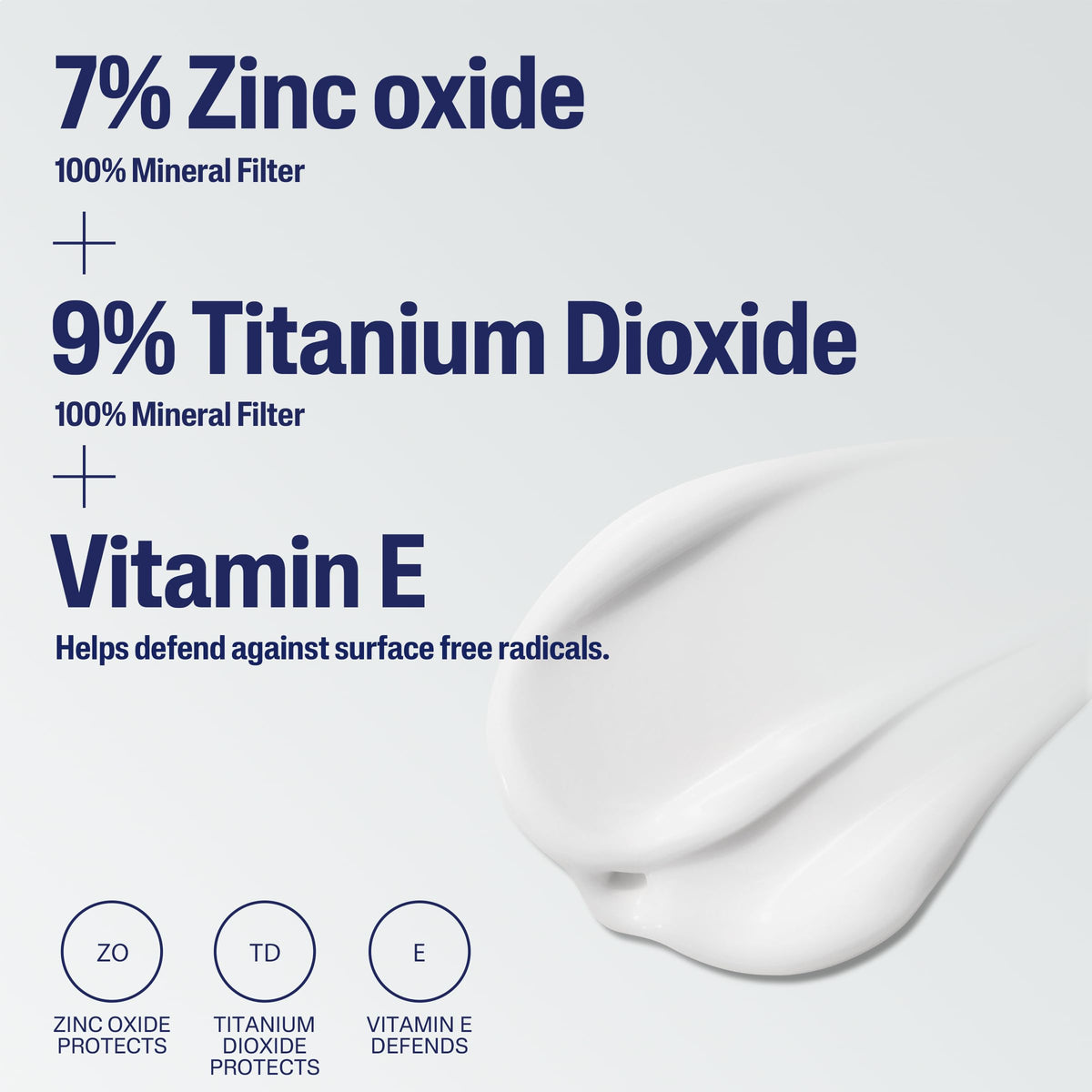 Applying Cetaphil to cheek for face and body protection without white cast