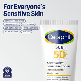 Using Cetaphil at the beach illustrating sun protection during outdoor activities