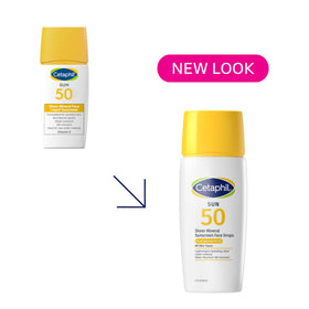 Cetaphil texture close-up illustrating sheer serum-like finish for smooth application