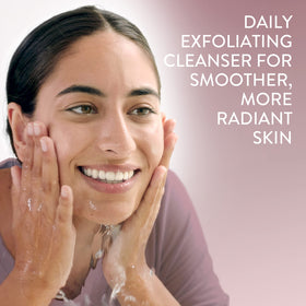 Cetaphil creamy gel texture close-up showing gentle exfoliation