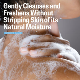Cetaphil lather texture close-up demonstrating gentle foaming action