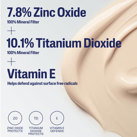 Cetaphil lotion texture swipe showing lightweight, hydrating mineral finish