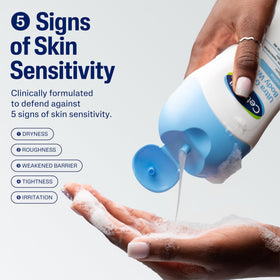 Cetaphil travel bottle in gym bag showing on‑the‑go gentle care