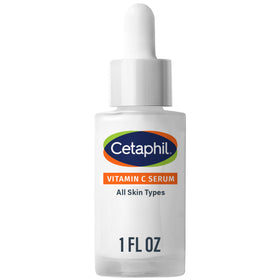 Cetaphil bottle front packaging showing product and benefits for brightening