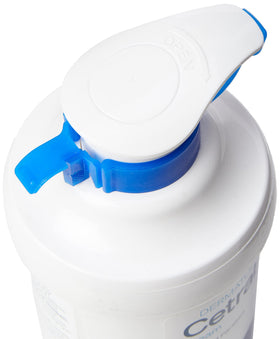 Cetraben in bathroom setting showing daily use and whole-body moisturising benefit