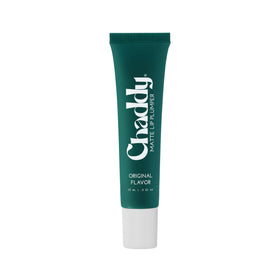 Chaddy front packaging showing sleek tube and brand for shelf appeal