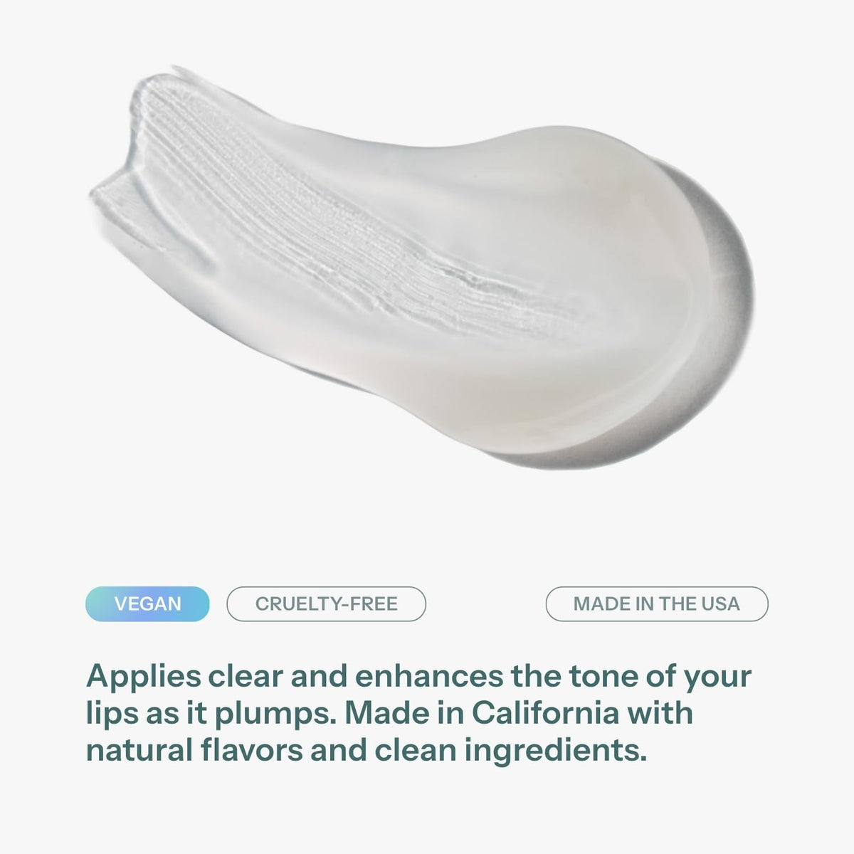 Chaddy texture swatch on skin showing matte finish and hydration benefits