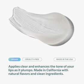 Chaddy texture swatch on skin showing matte finish and hydration benefits
