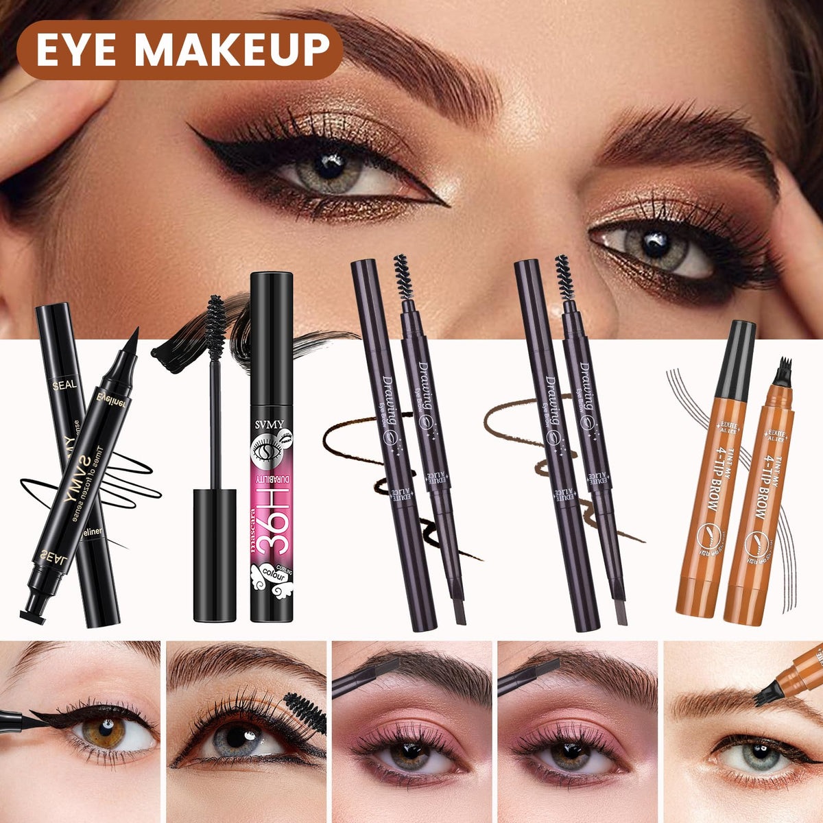 CHAFFUL eyeshadow palette close-up showing blendable pigments for versatile looks