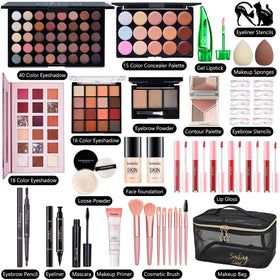 CHAFFUL open palettes and primers displaying coordinated shades for easy matching