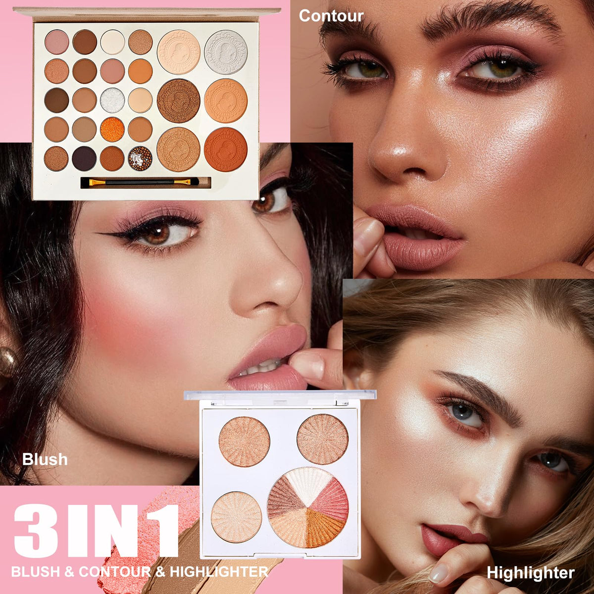 CHAFFUL tools and stencils detail highlighting helper pieces for shaping brows