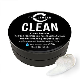 Challenger front jar showing compact 1.5oz packaging and travel-friendly benefit