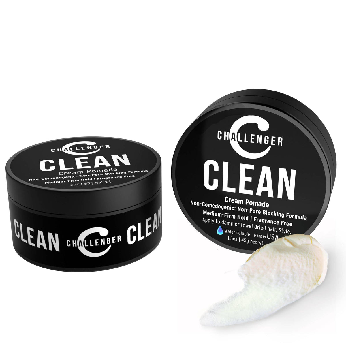 Challenger front packaging combo showing both jars and clear labeling for convenience