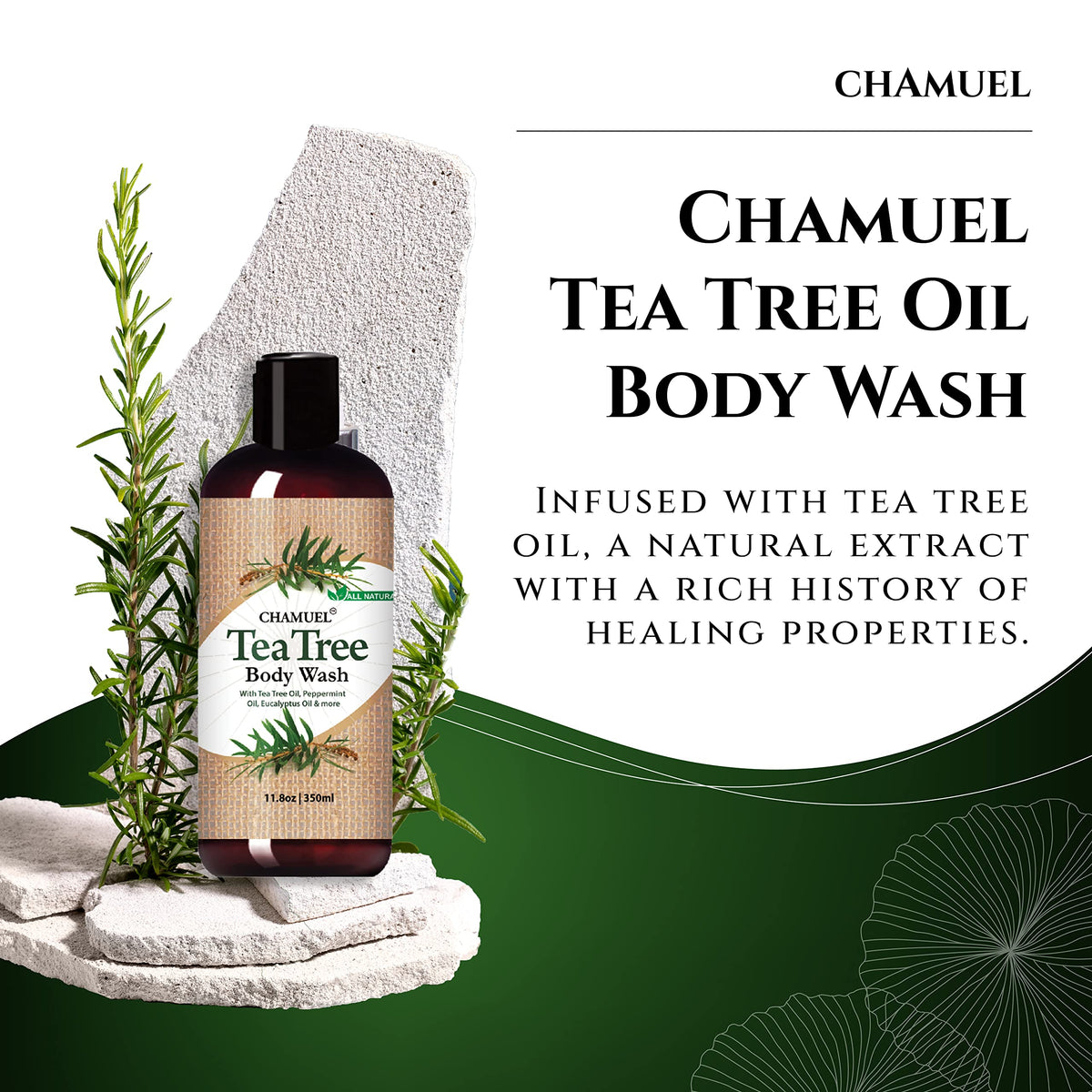 Chamuel pump close-up displaying easy dispensing and controlled daily use