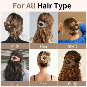 CHANDAT flat-profile clip against nape demonstrating comfortable lay-flat design