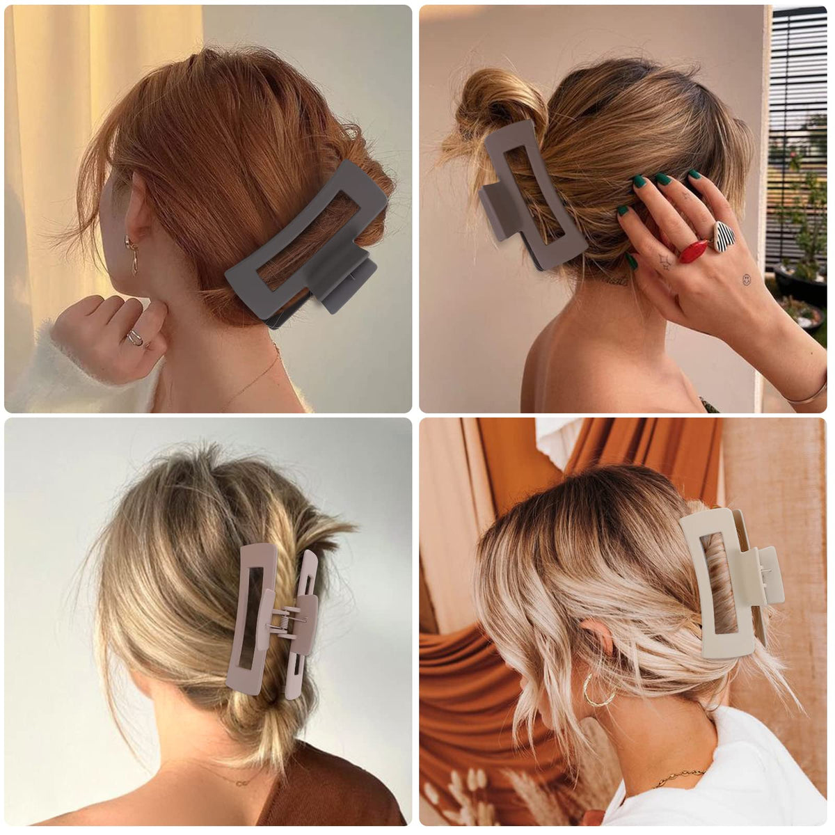 CHANDAT eight clips in a pouch perfect for travel and gifting