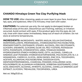 CHANDO HIMALAYA on bathroom shelf styled with plants for natural skincare vibe