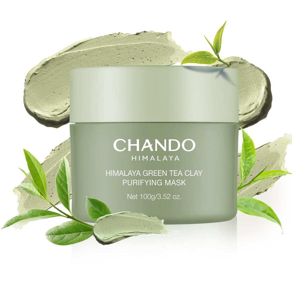 CHANDO HIMALAYA front packaging showing jar and label, highlights natural formula