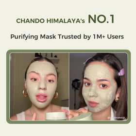 CHANDO HIMALAYA jar in hand showing 3.52 fl.oz scale for portion understanding