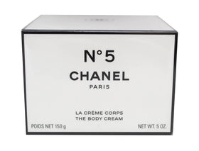 CHANEL N°5 front jar showing elegant packaging and product identity benefit