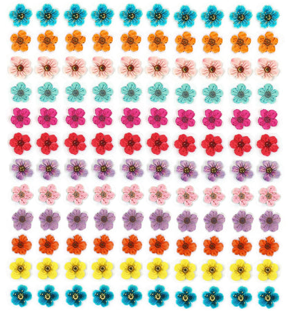 CHANGAR front packaging showing 120 tiny dried flowers, perfect for nail art