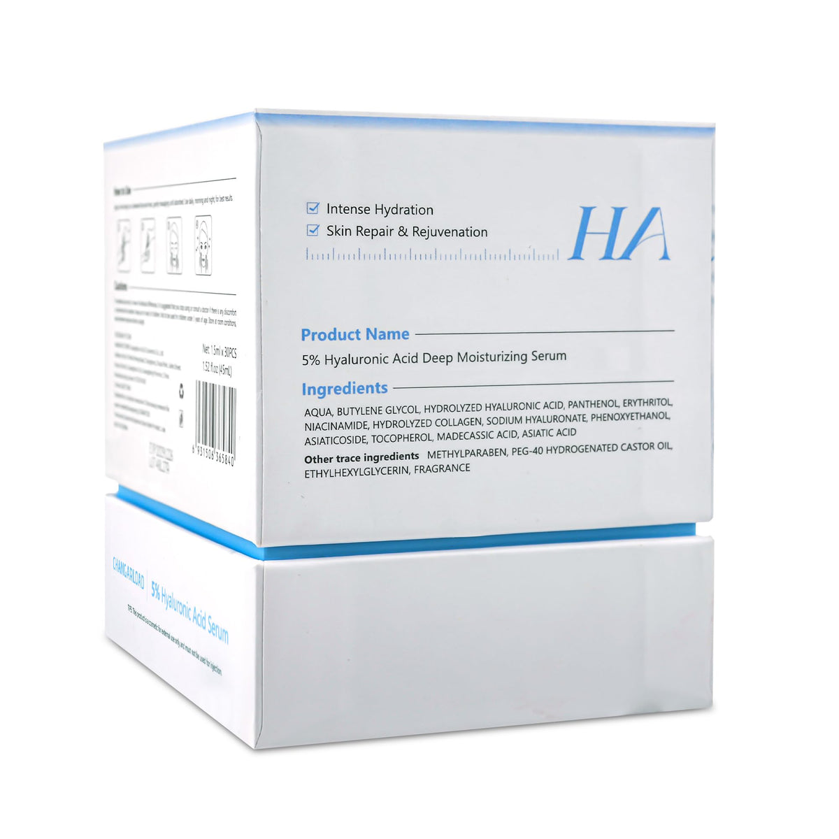 CHANGARLOAD lifestyle bathroom counter display portraying daily routine benefits