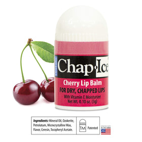 CHAP-ICE flavors array of cherry citrus kiwi lime beeswax, variety for every preference