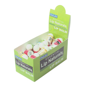 CHAP-ICE front packaging showing 50-count mini balms and SPF benefit